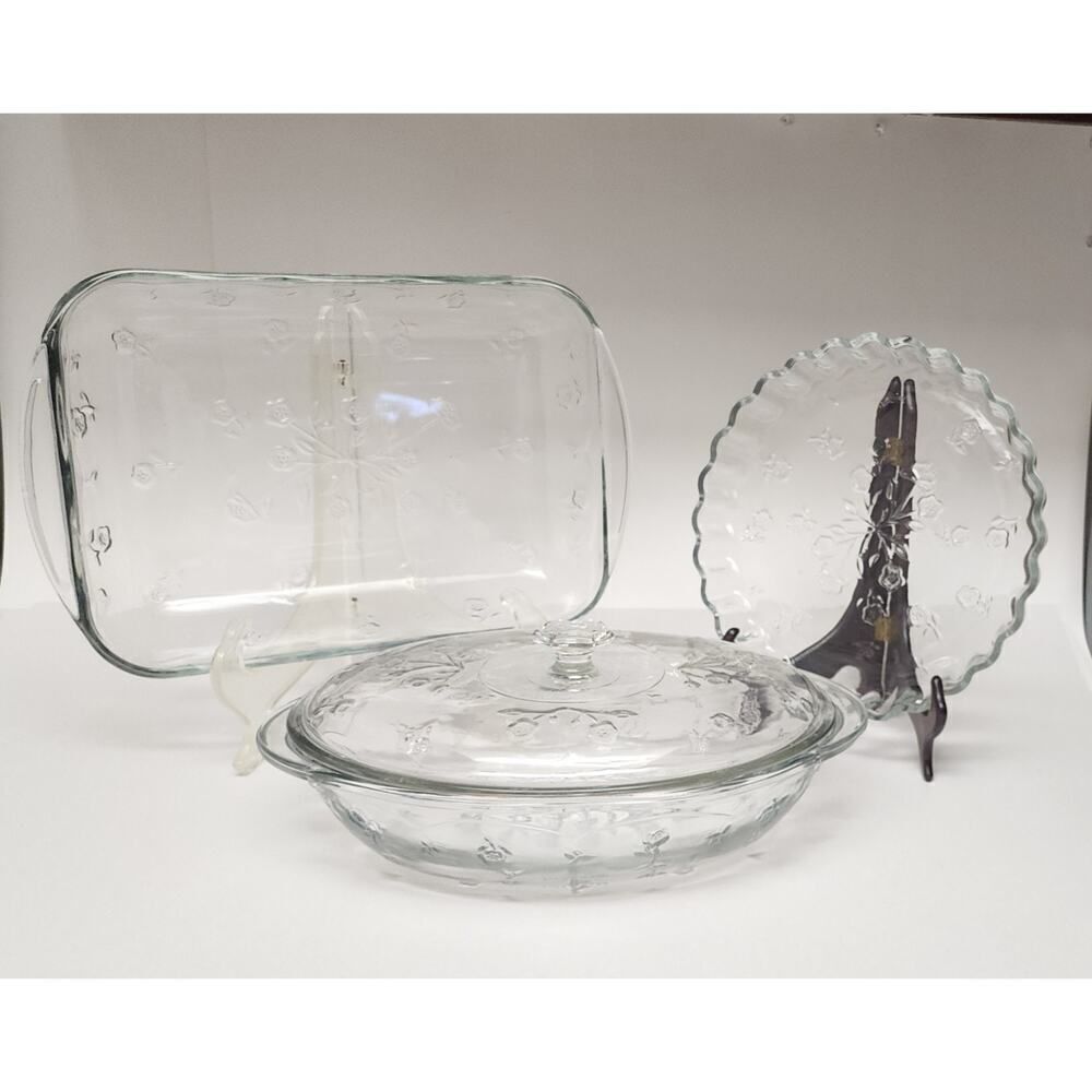 Anchor Hocking Toscany Collection Savannah 4 piece Oven Baking Glassware Set